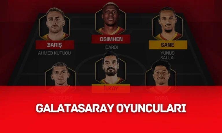 Galatasaray Oyuncuları - Yapay Zekalar